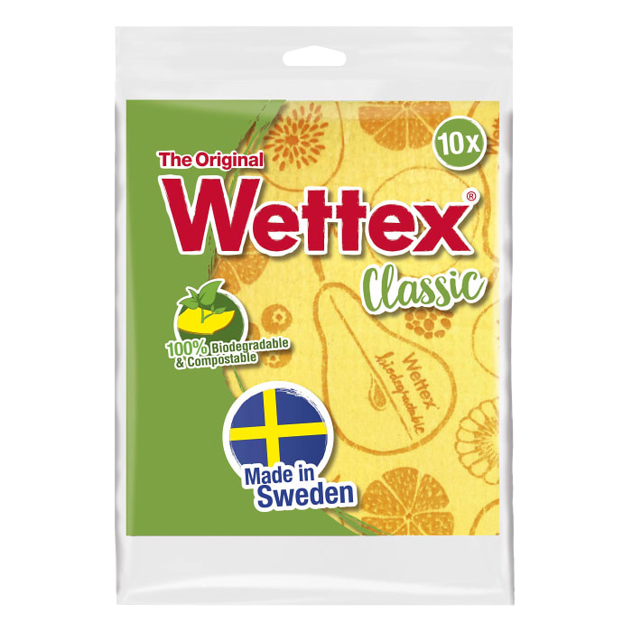 10-Pack Wettex Swedish Superabsorbent Bio Dishcloth The Original…